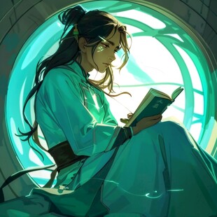完结漫画《第七封信》封面，悬疑推理题材